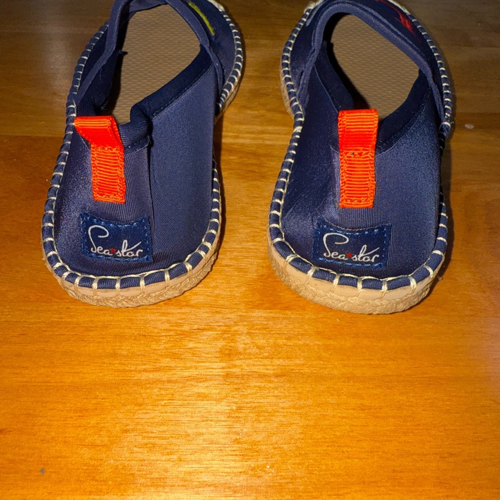Navy Espadrilles with Vibrant Lettering - Picture 3 of 5